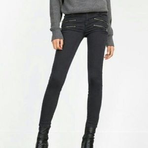 zara biker jeans